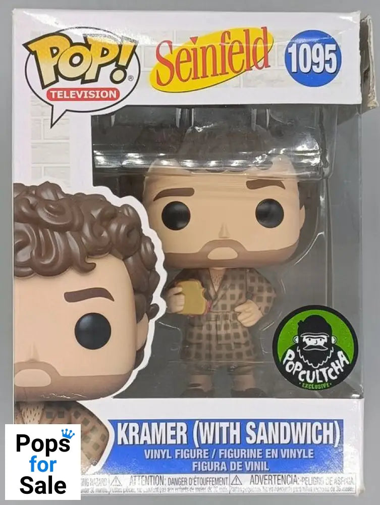 1095 Kramer (with Sandwich) - Seinfeld - Box Damaged Funko POP