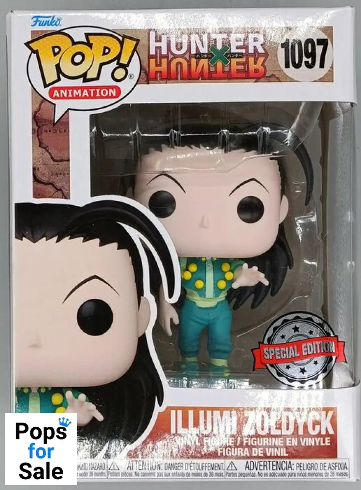 1097 Illumi Zoldyck - Hunter x Hunter - Box Damaged Funko POP