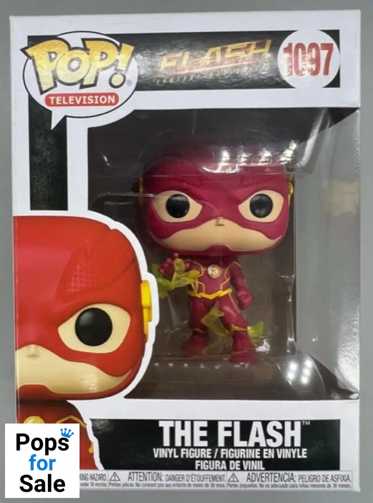 #1097 The Flash (w/ Lightning) - The Flash - Box Damaged Funko POP - PopsforSale.co.uk