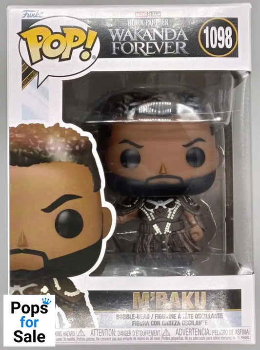 #1098 M'Baku - Black Panther: Wakanda Forever - Box Damaged Funko POP