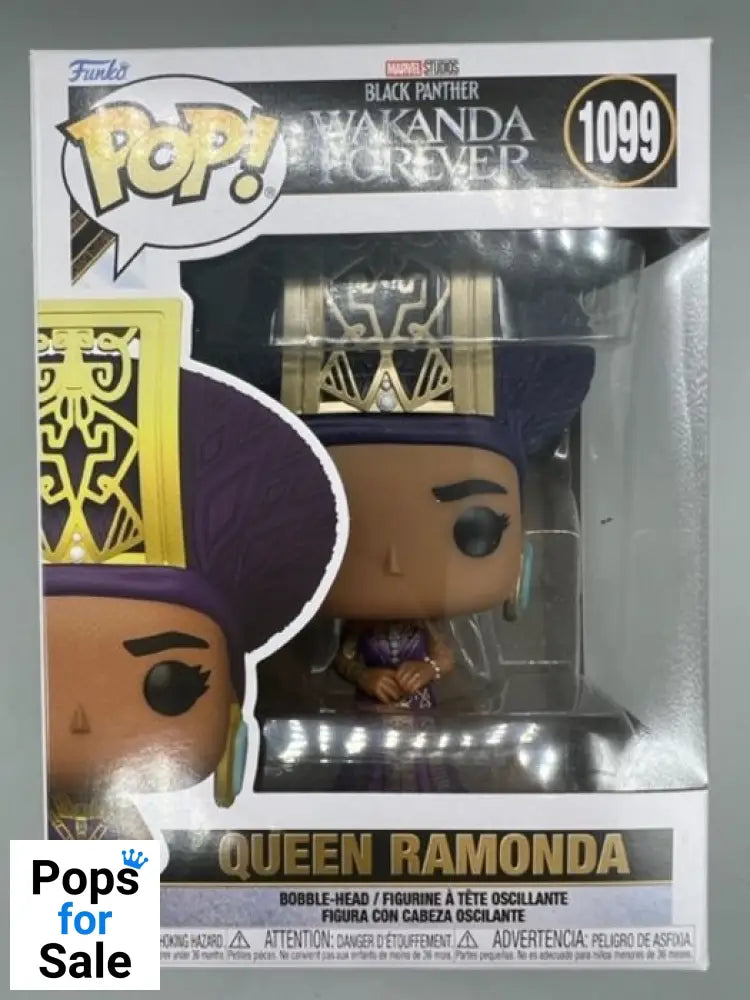 #1099 Queen Ramonda - Black Panther: Wakanda Forever Funko POP