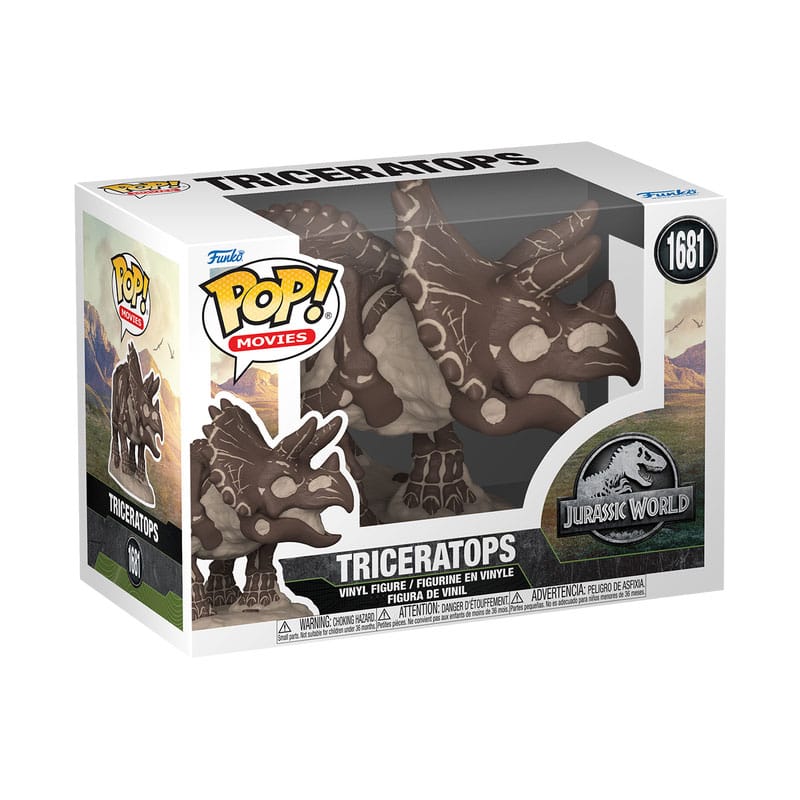 1681 Triceratops (Fossil) - Jurassic World Funko POP Preorder