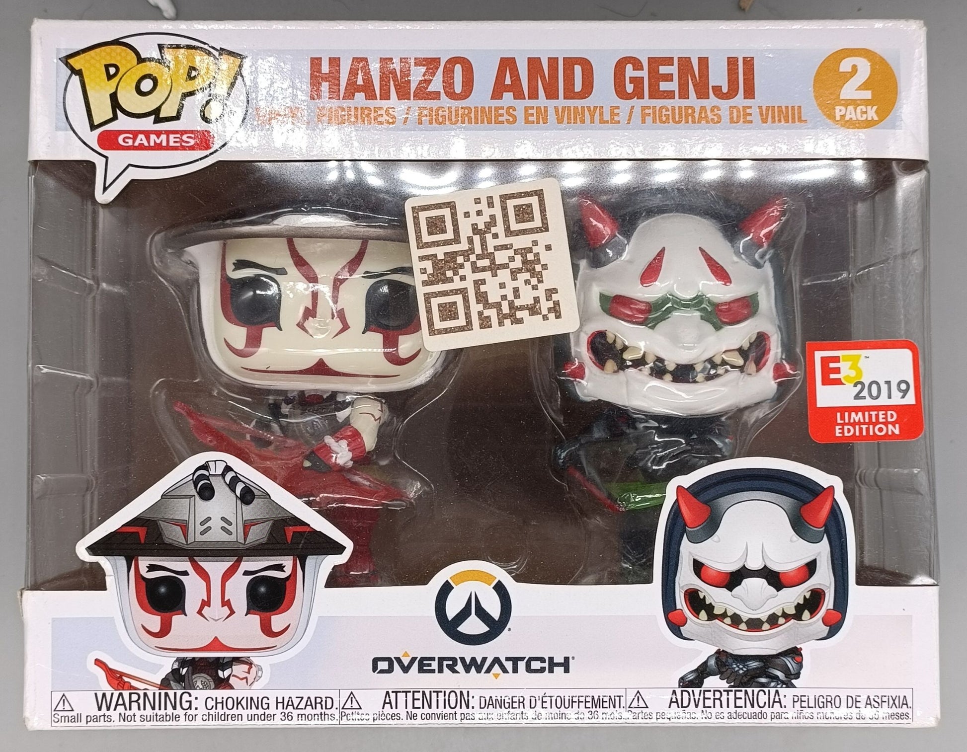[2 Pack] Hanzo and Genji - Overwatch - Funko POP - Box Damaged