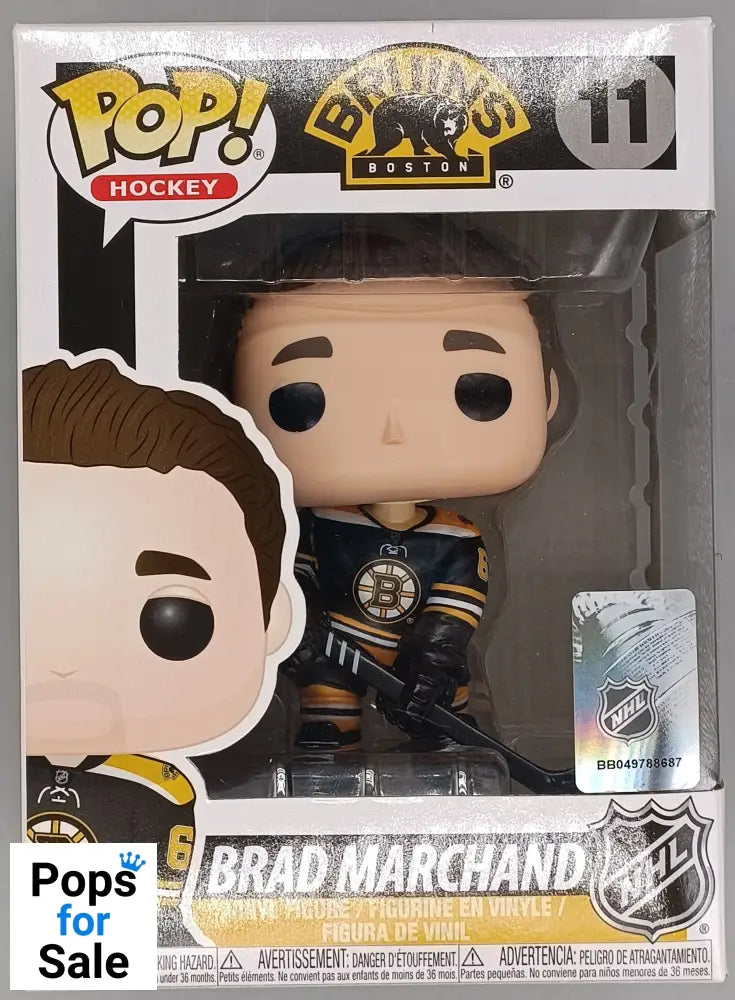 #11 Brad Marchand - NHL Hockey Boston Bruins Funko POP