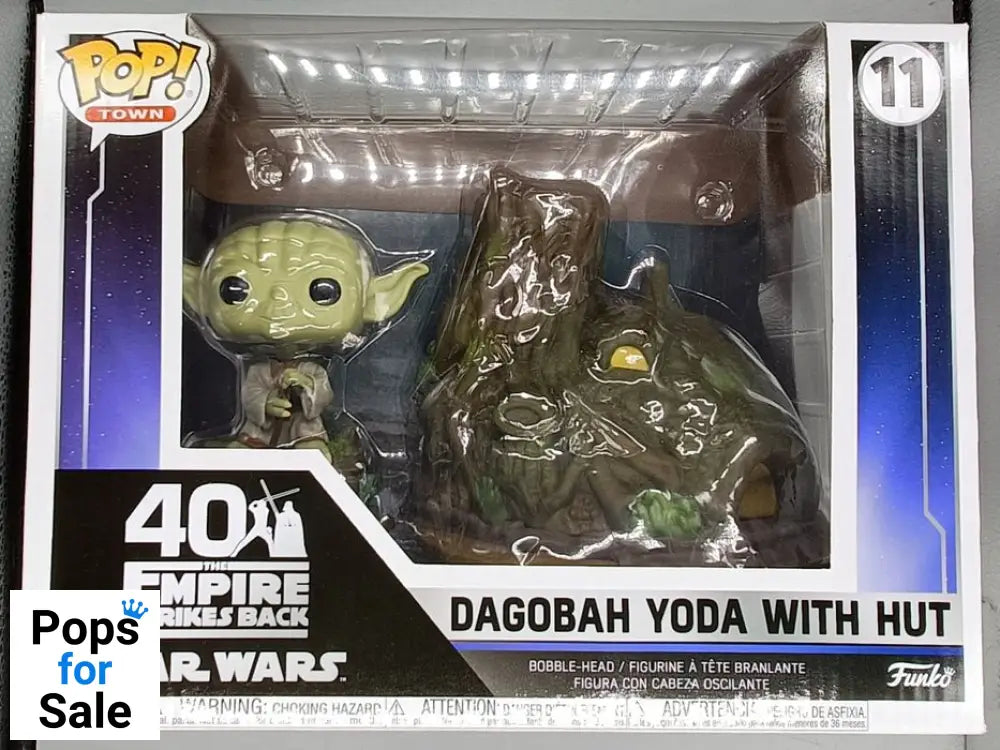 #11 Dagobah Yoda with Hut - Town - Star Wars Funko POP - PopsforSale.co.uk