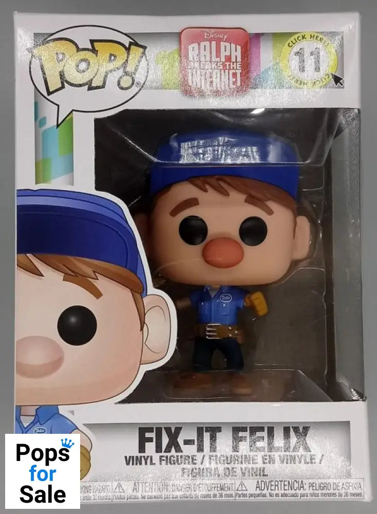 11 Fix-It Felix - Disney (Wreck-It Ralph) Funko POP - Box Damaged