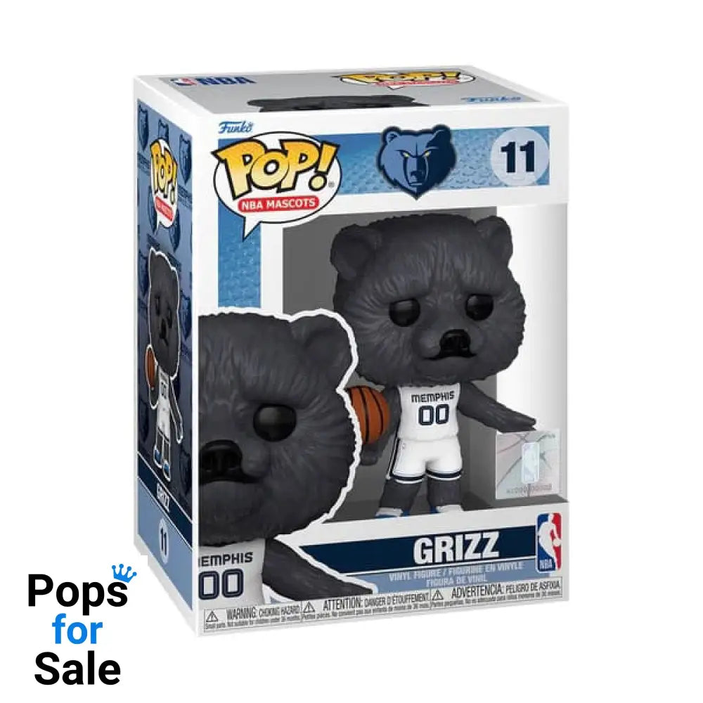 11 Grizz - Nba Mascots Memphis Funko Pop Preorder