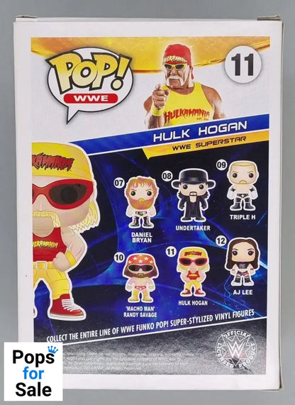 11 Hulk Hogan - WWE - Funko POP - Box Damaged