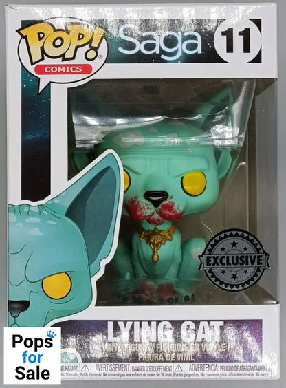 #11 Lying Cat (Bloody) - Comics - SAGA Exclusive - Box Damaged Funko POP