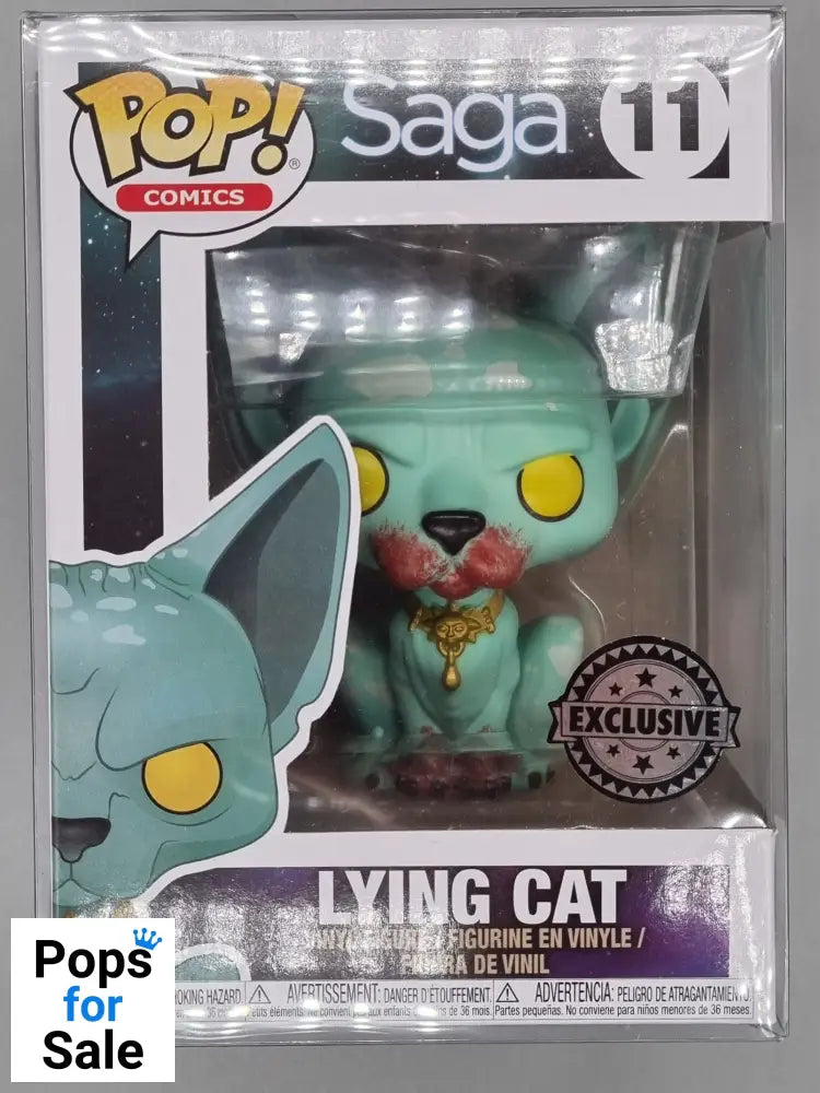 11 Lying Cat (Bloody) - Comics - SAGA - Exclusive Funko POP - Brand New