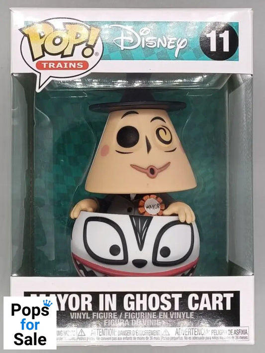 11 Mayor in Ghost Cart - Trains - Disney TNBC - Funko POP - Box Damaged