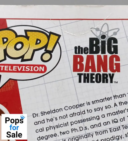 #11 Sheldon Cooper - Big Bang Theory - Box Damaged Funko POP - PopsforSale.co.uk