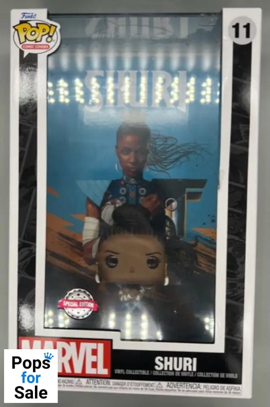 #11 Shuri - Comic Covers (Marvel Black Panther) - Box Damaged Funko POP - PopsforSale.co.uk