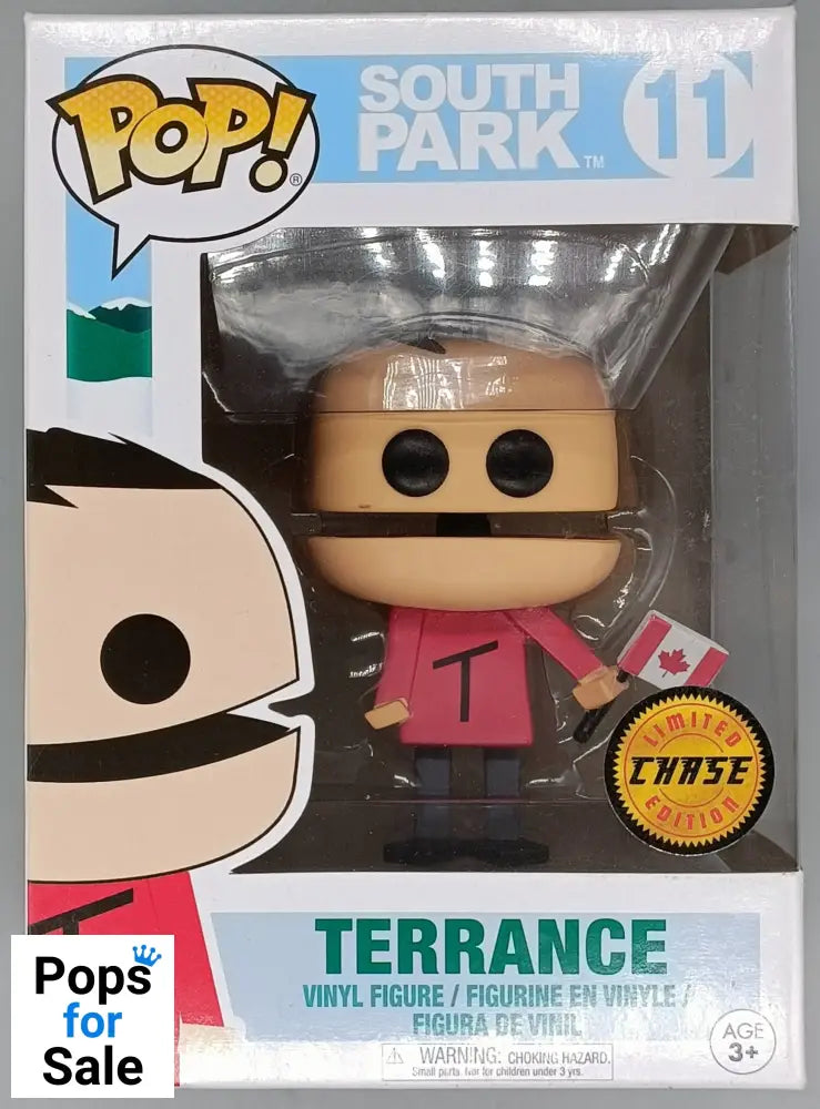 11 Terrance (Canada Flag)  Chase Edition - South Park - Box Damaged Funko POP