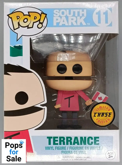 11 Terrance (Canada Flag)  Chase Edition - South Park - Box Damaged Funko POP