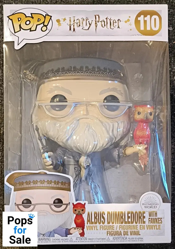 #110 Albus Dumbledore (with Fawkes) 10 Inch - Harry Potter Funko POP - PopsforSale.co.uk