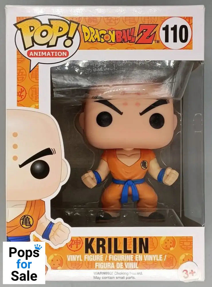 110 Krillin - Dragon Ball Z - Box Damaged Funko POP