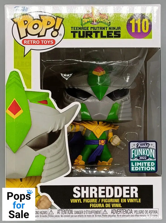 #110 Shredder - Teenage Mutant Ninja Turtles TMNT Box Damaged Funko POP