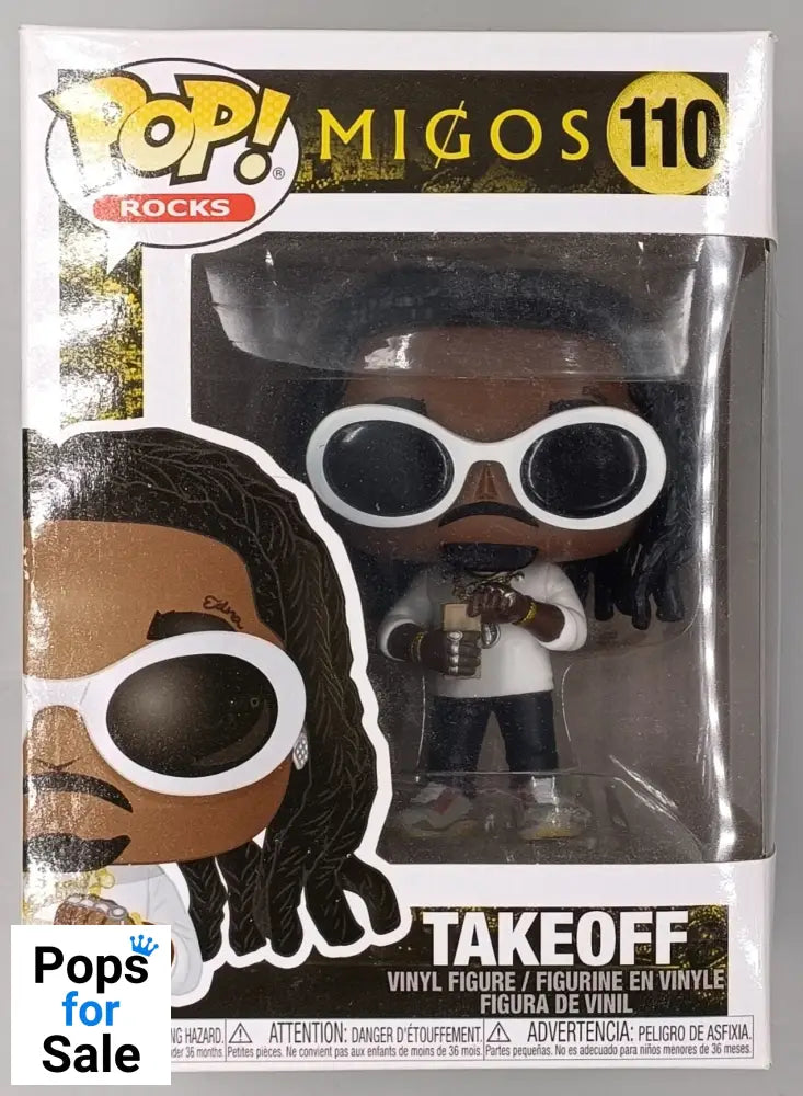 110 Takeoff - Migos - Rocks - Funko POP - Box Damaged