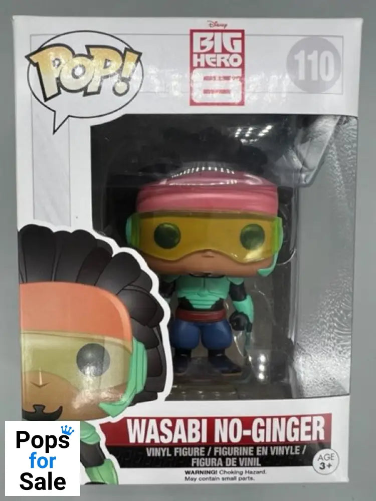 110 Wasabi No-Ginger - Disney Big Hero 6 - Box Damaged Funko POP
