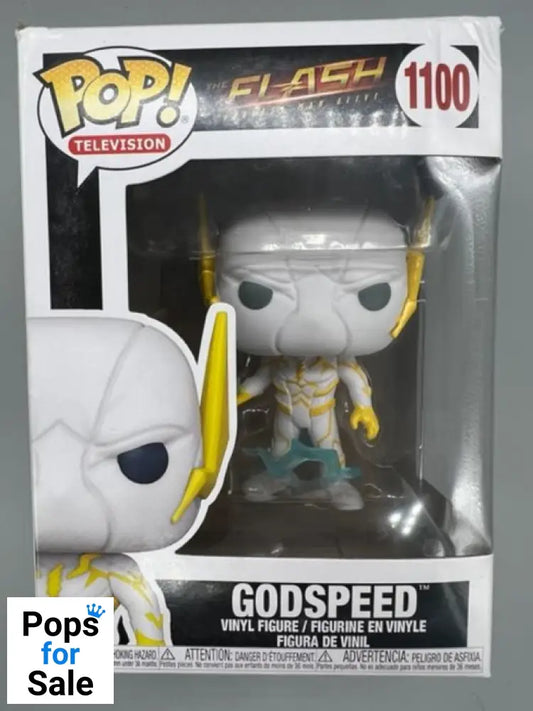 #1100 Godspeed - The Flash - Box Damaged Funko POP - PopsforSale.co.uk