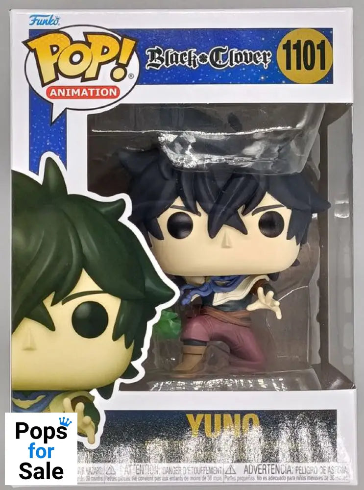 #1101 Yuno - Black Clover - Box Damaged Funko POP