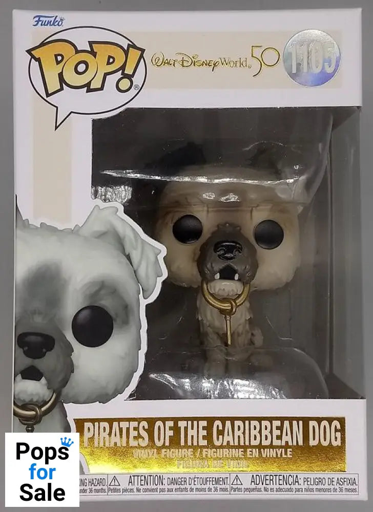 1105 Pirates of the Caribbean Dog - Disney World 50th anniversary Funko POP