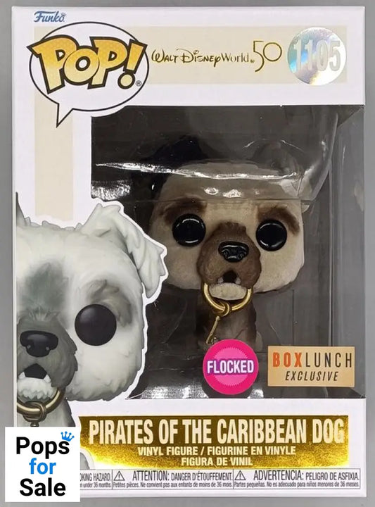 #1105 Pirates of the Caribbean Dog Flocked - Disney Funko POP - PopsforSale.co.uk