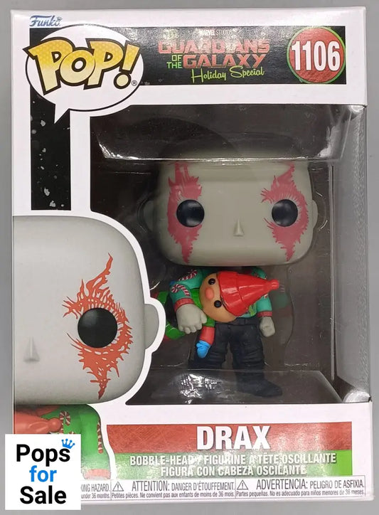 1106 Drax - Marvel Guardians Of the Galaxy Holiday Special - Funko POP - Box Damaged