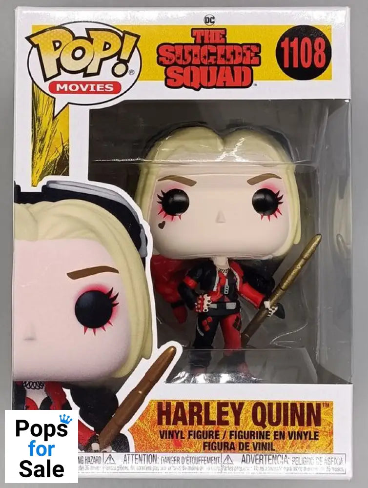 #1108 Harley Quinn (Bodysuit) The Suicide Squad - Box Damaged Funko POP - PopsforSale.co.uk