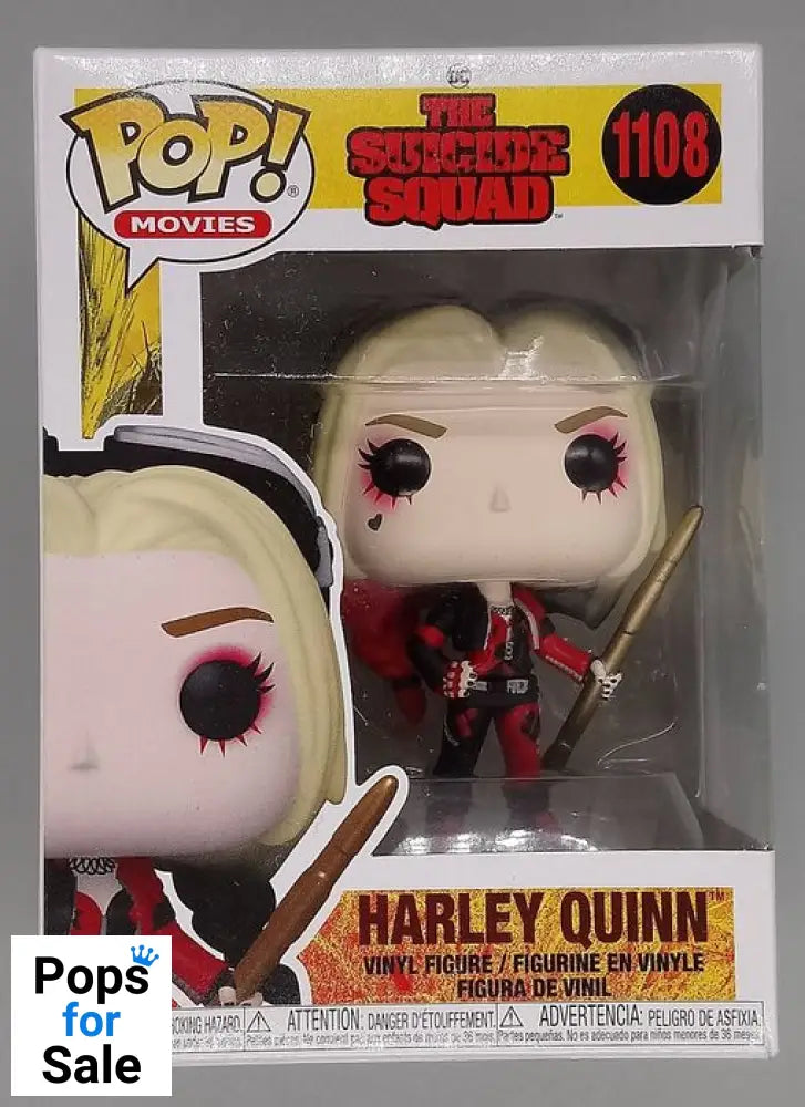 #1108 Harley Quinn (Bodysuit) The Suicide Squad Funko POP - PopsforSale.co.uk