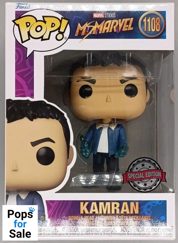 #1108 Kamran - Marvel Ms. Marvel - Box Damaged Funko POP