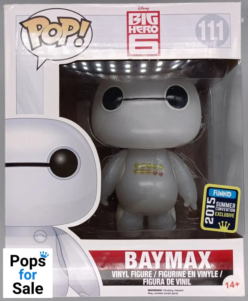 #111 Baymax (Emoticon) - 6 Inch - Disney Big Hero 6 - Box Damaged Funko POP - PopsforSale.co.uk