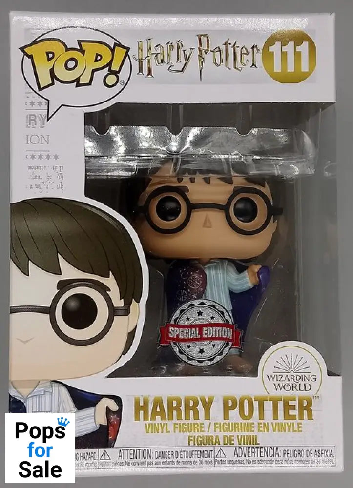 111 Harry Potter (in Invisibility Cloak) - Harry Potter Funko POP