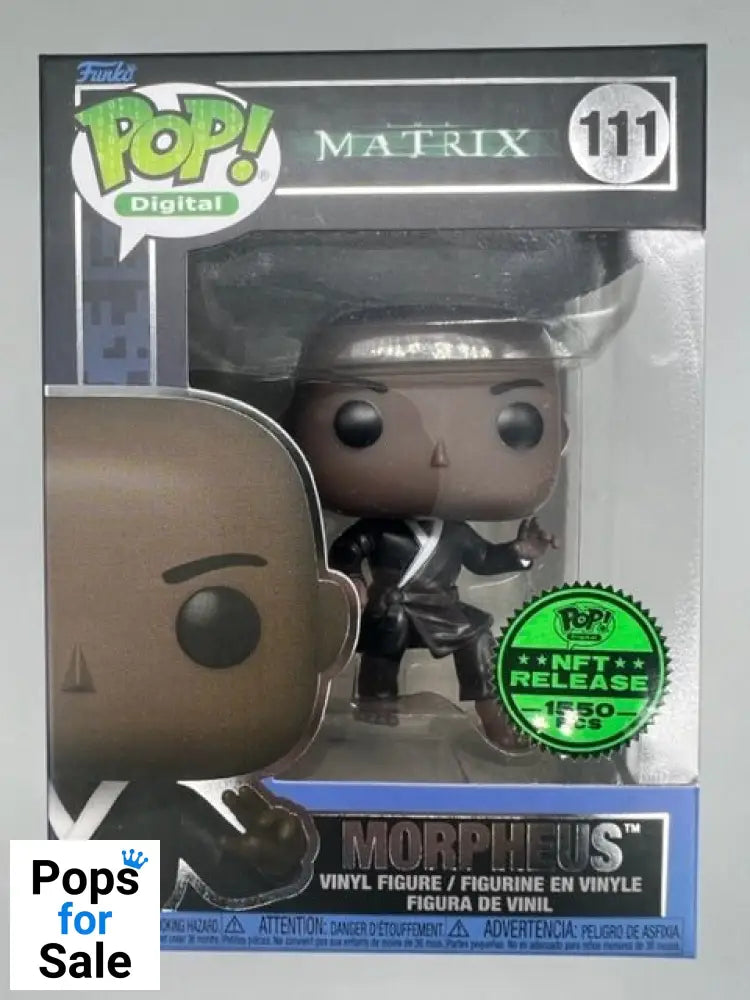 #111 Morpheus (Training) Digital 1550pc Limited Edition The Matrix Funko POP - PopsforSale.co.uk