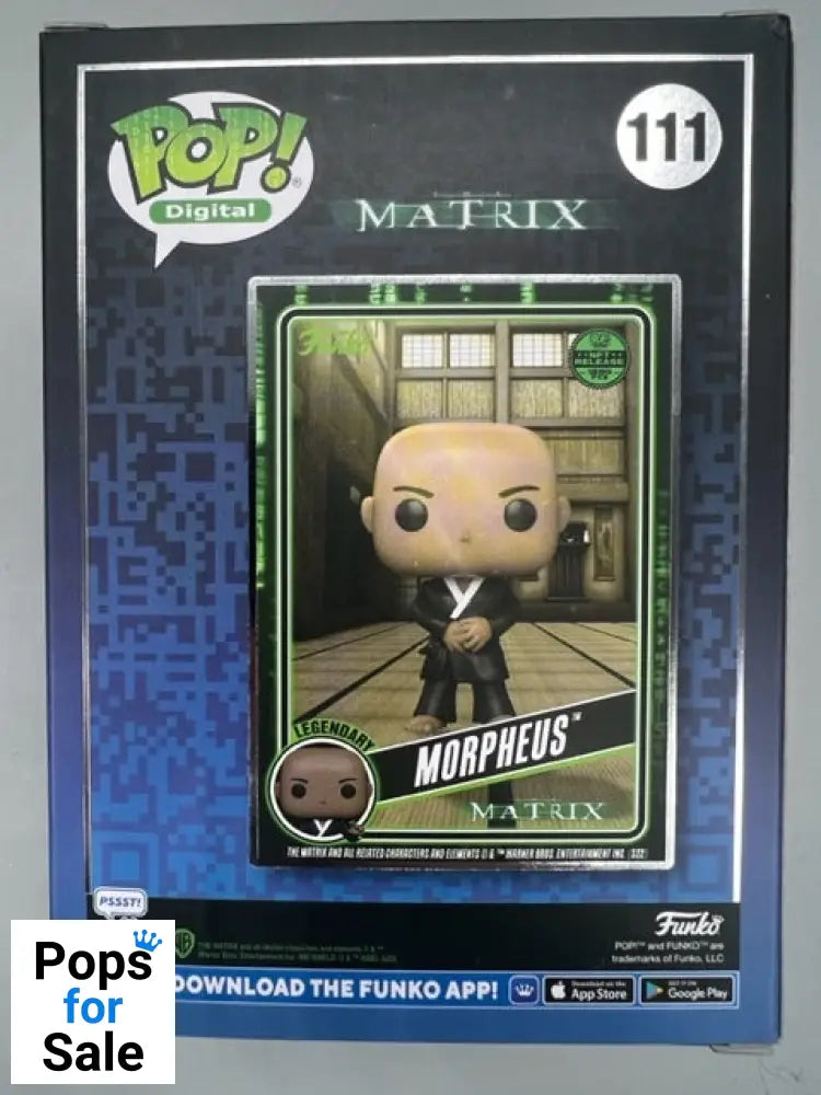 #111 Morpheus (Training) Digital 1550pc Limited Edition The Matrix Funko POP