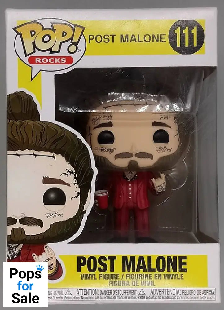 111 Post Malone - Rocks - Box Damaged Funko POP