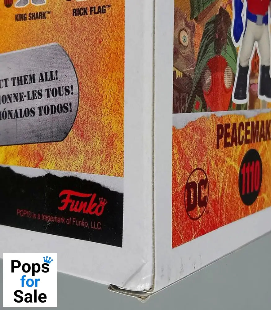 #1110 Peacemaker - The Suicide Squad Box Damaged Funko POP - PopsforSale.co.uk