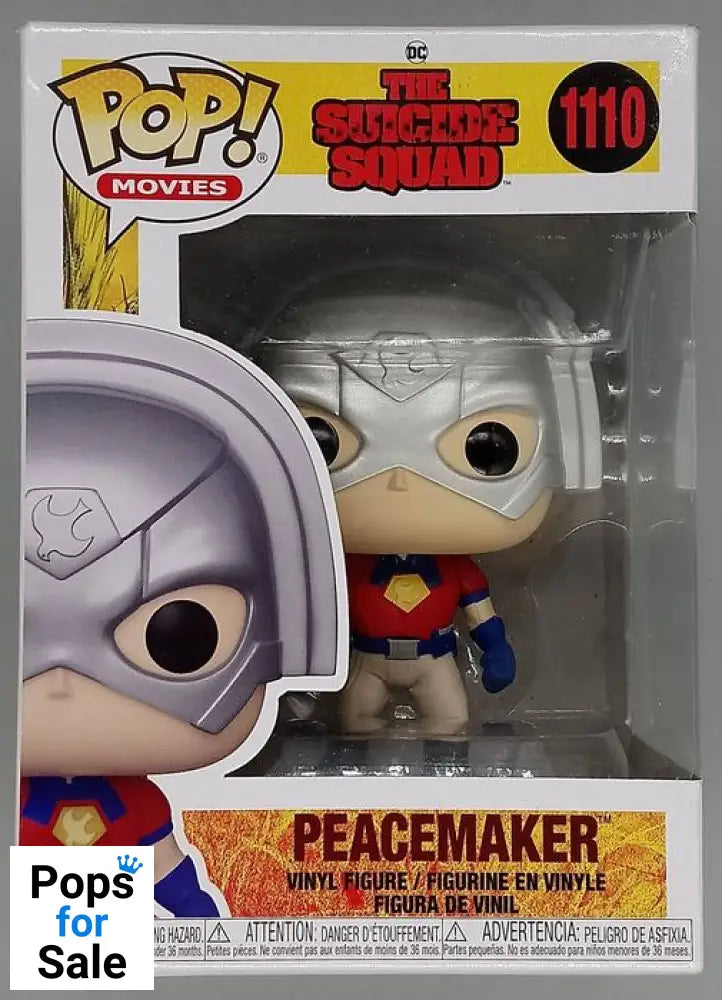 #1110 Peacemaker - The Suicide Squad Box Damaged Funko POP - PopsforSale.co.uk