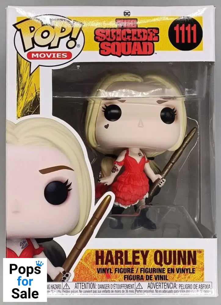 #1111 Harley Quinn (Damaged Dress) The Suicide Squad Box Damaged Funko POP - PopsforSale.co.uk