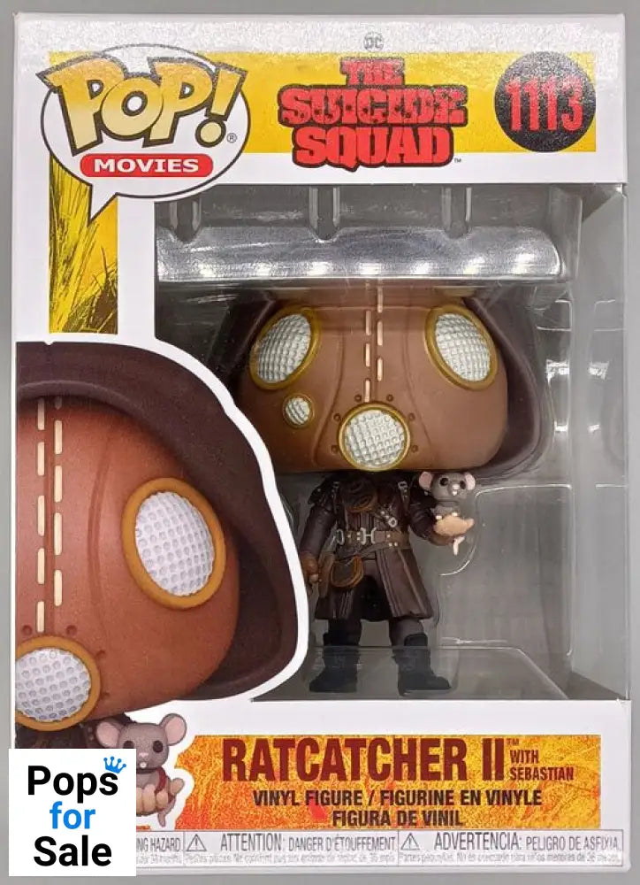 #1113 Ratcatcher II (with Sebastian) The Suicide Squad Box Damaged Funko POP - PopsforSale.co.uk