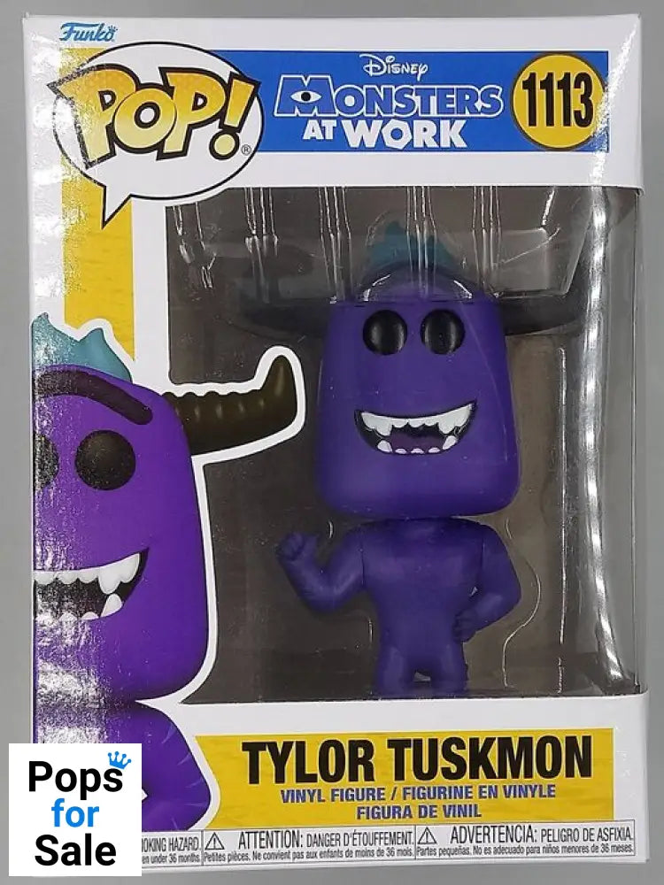 #1113 Tylor Tuskmon - Disney Monsters at Work - Brand New Funko POP in Protector - PopsforSale.co.uk