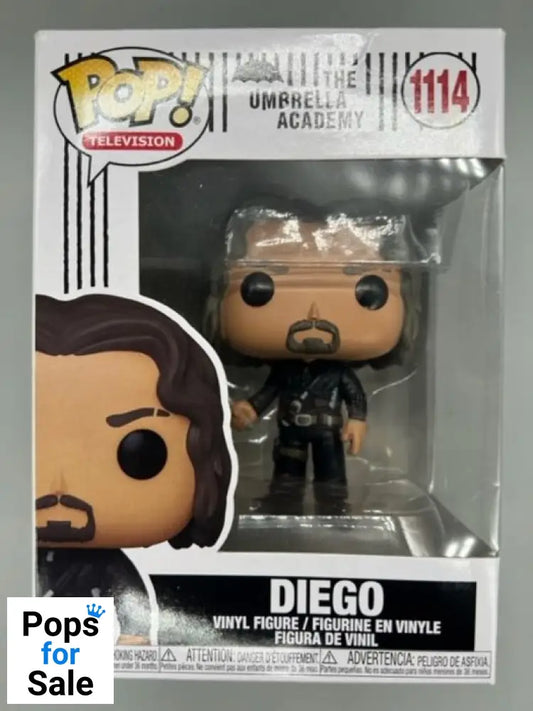 #1114 Diego - Umbrella Academy - Box Damaged Funko POP - PopsforSale.co.uk