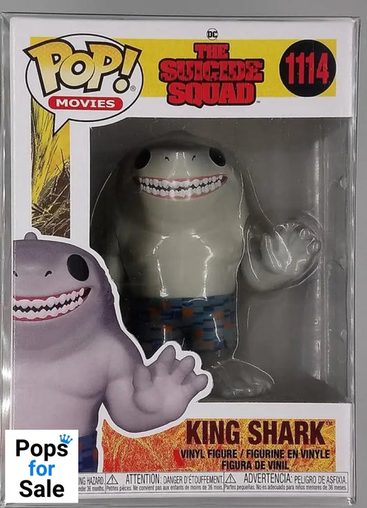 #1114 King Shark - The Suicide Squad Funko POP - PopsforSale.co.uk