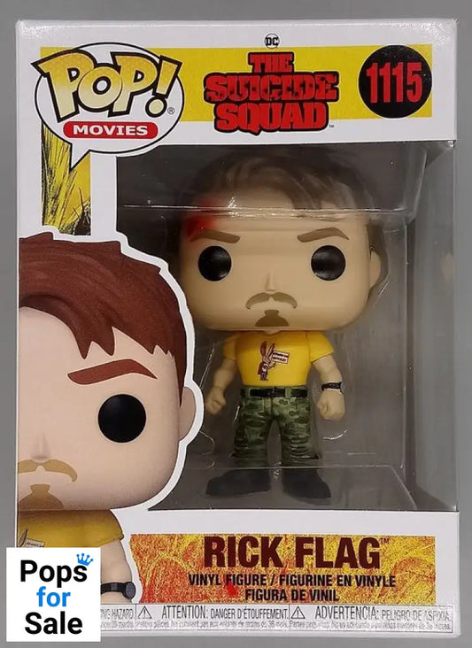 #1115 Rick Flag - The Suicide Squad - Box Damaged Funko POP - PopsforSale.co.uk