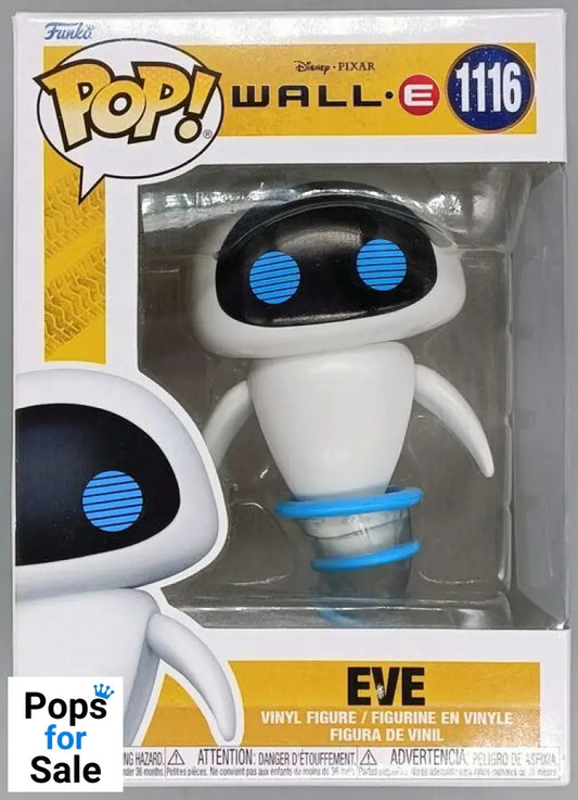 #1116 EVE (Flying) - Disney Wall-E Funko POP - PopsforSale.co.uk