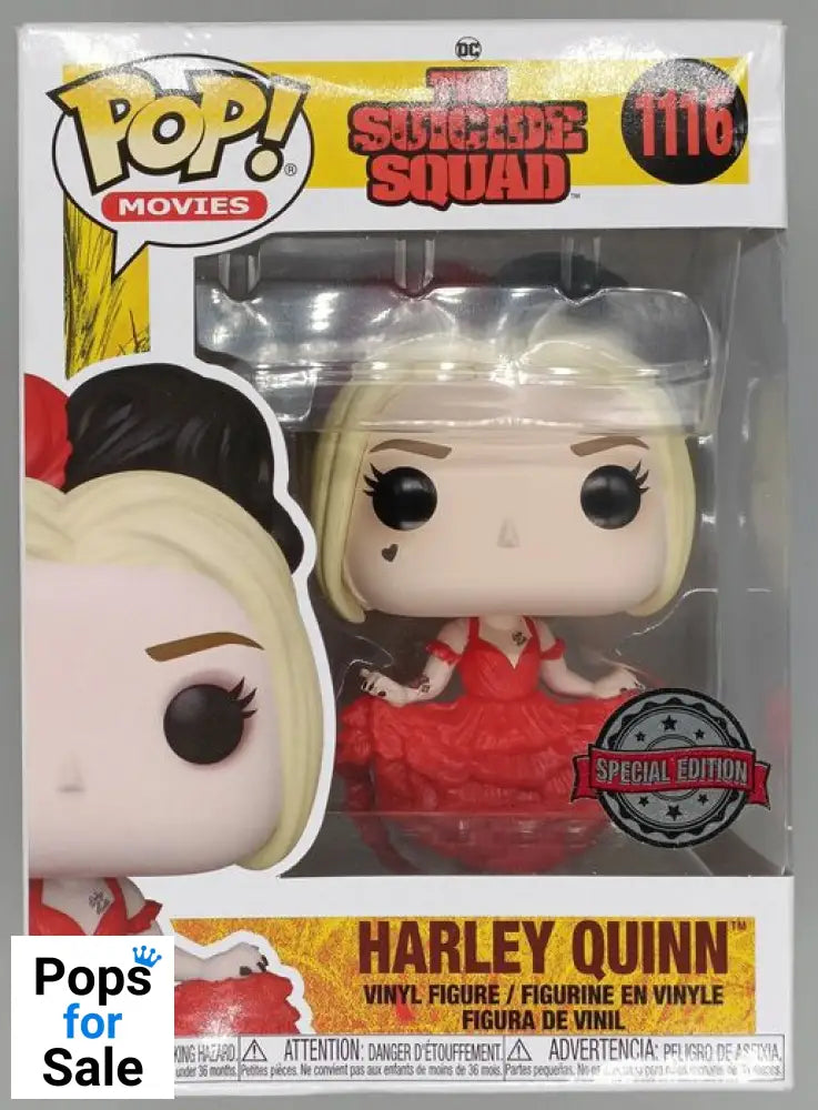 #1116 Harley Quinn (Dress) - The Suicide Squad - Box Damaged Funko POP - PopsforSale.co.uk