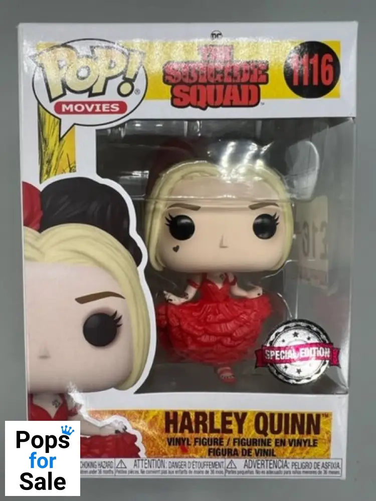 #1116 Harley Quinn (Dress) - The Suicide Squad Funko POP - PopsforSale.co.uk