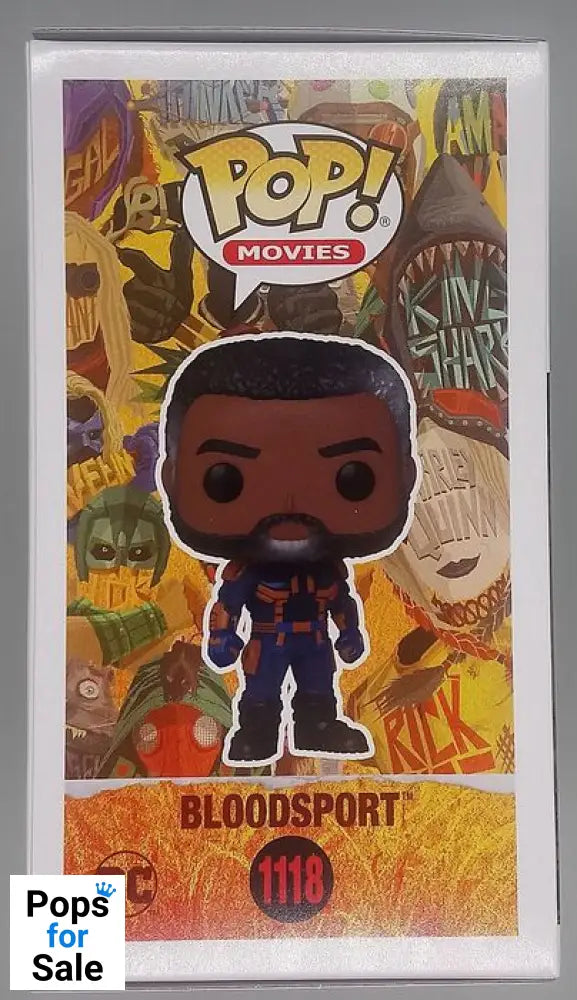 #1118 Bloodsport (Unmasked) - The Suicide Squad - Funko Exc Funko POP