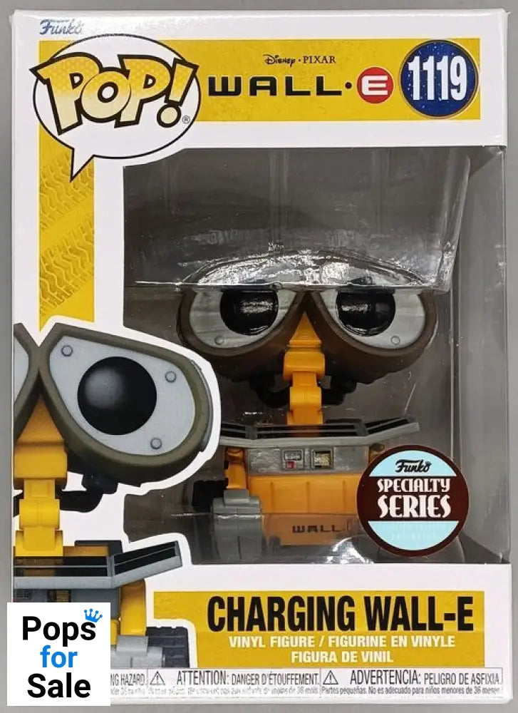 #1119 Charging WALL-E - Disney WALL-E - Box Damaged Funko POP - PopsforSale.co.uk